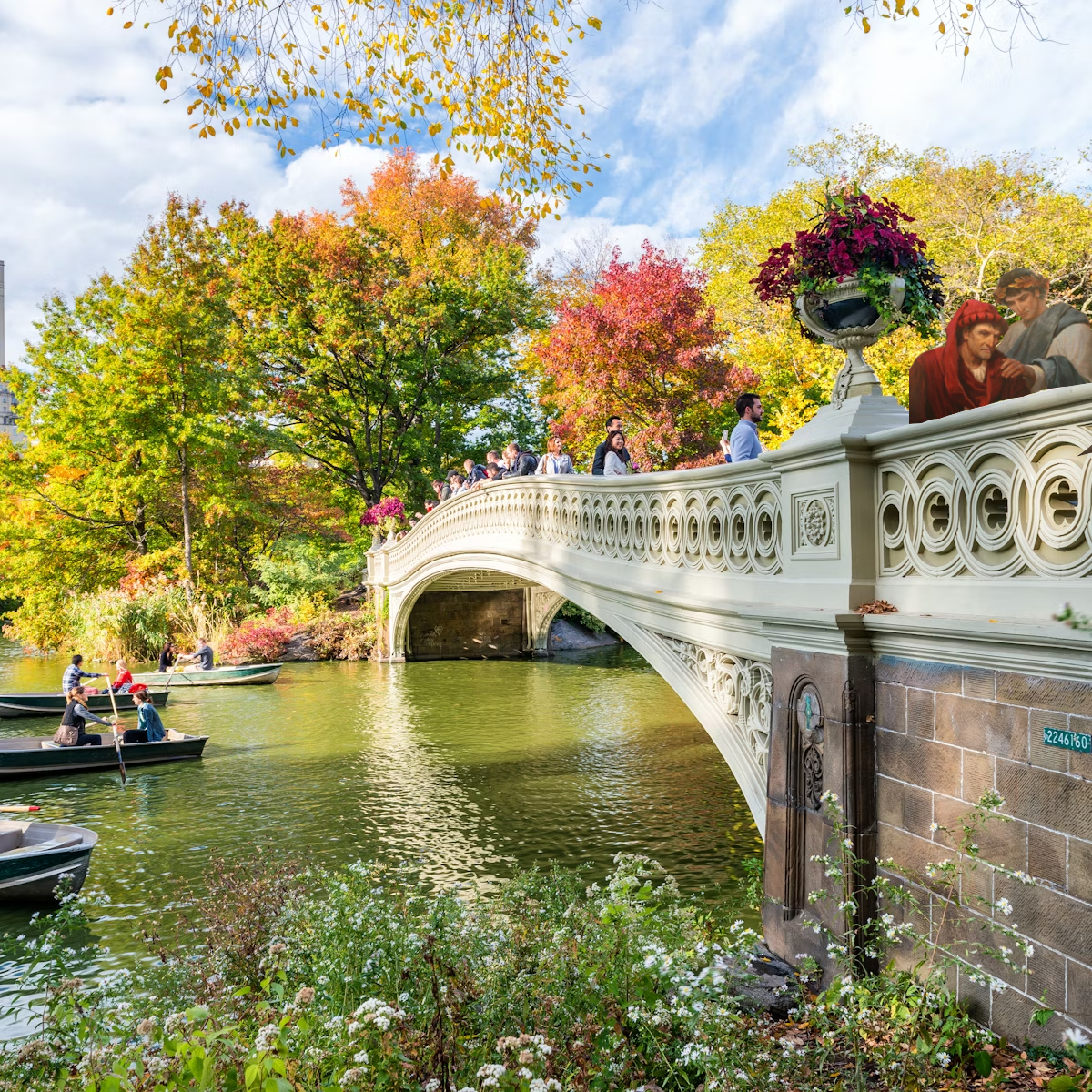 Dante and Virgil at Pizzatown